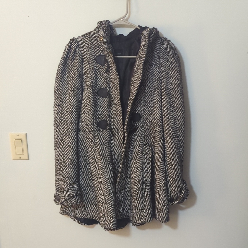 Aeropostale Herringbone Coat Cape